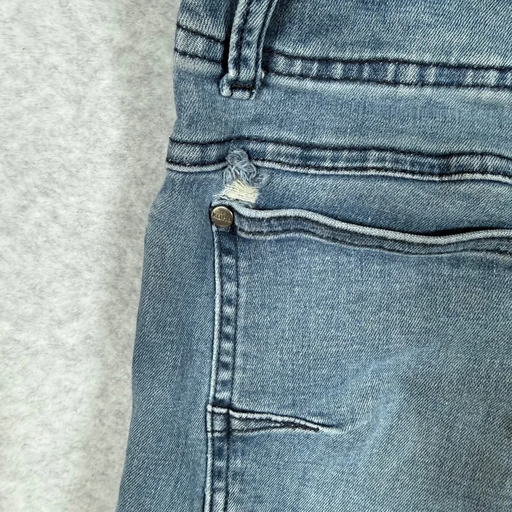 Kuhl Kanvus Jean Mens Faded Blue Indigo Straight Leg Pants 36x32 (Fits 33x28) - Picture 13 of 13